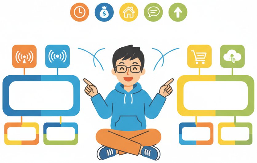 副業ブロガー目線でのランキング：mineoと楽天モバイルを5項目で評価